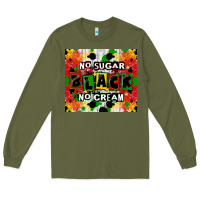 Army Green no sugar no cream black tumbler Long Sleeve Tee - CowGirlArtShop