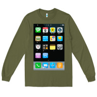 Army Green cell phone smartphone mobile app halloween costume Long Sleeve Tee - tuanDangUi