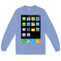 Colony Blue cell phone smartphone mobile app halloween costume Long Sleeve Tee - tuanDangUi