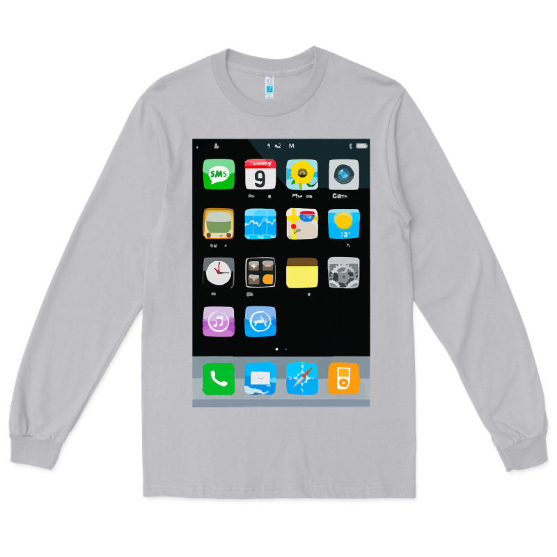 Cell Phone Smartphone Mobile App Halloween Costume Long Sleeve Tee by tuanDangUi | Teevron