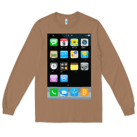 Toasted Coconut cell phone smartphone mobile app halloween costume Long Sleeve Tee - tuanDangUi