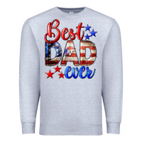 Heather Grey Best Dad Ever Premium Sweatshirt - LillyAllenDesigns
