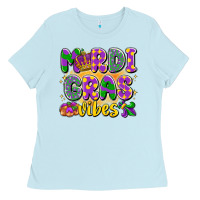 Mardi Gras Vibes Ladies Tee | Teevron