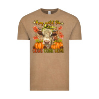 Vintage Coffee Pray Till The Cows Come Home Vintage Tee - texasbilliewilder