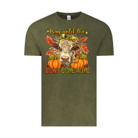 Vintage Olive Pray Till The Cows Come Home Vintage Tee - texasbilliewilder