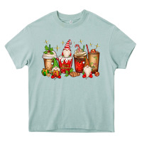 Arona Christmas gnomes coffee cups Heavy Core Tee - MaliasSmallBusiness