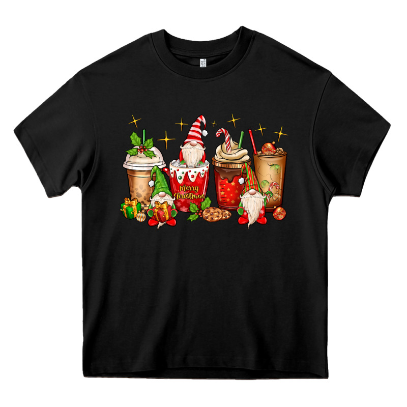 Christmas Gnomes Coffee Cups Heavy Core Tee by MaliasSmallBusiness | Teevron