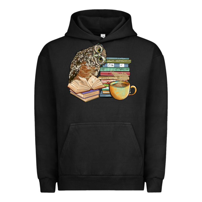 Owl And Books Urban Hoodie by BarkalooDesign | Teevron