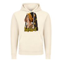 Vintage Artic Fall afro woman blessed Vintage Hoodie - NancyCooperArtShop