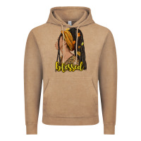 Vintage Coffee Fall afro woman blessed Vintage Hoodie - NancyCooperArtShop
