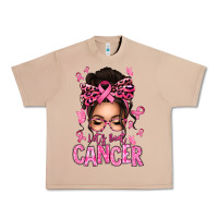 Burro lets beat cancer afro messy bun Urban Heavy Tee - texasbilliewilder