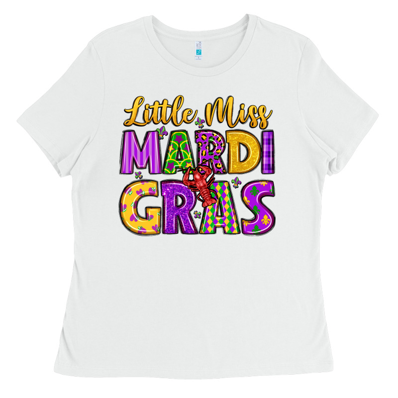 Little Miss Mardi Gras Ladies Tee by LillyAllenDesigns | Teevron