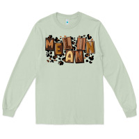 Matcha melanin with leopard Long Sleeve Tee - CowGirlArtShop
