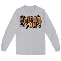 Moon Dust melanin with leopard Long Sleeve Tee - CowGirlArtShop