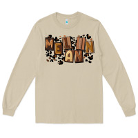 Mushroom melanin with leopard Long Sleeve Tee - CowGirlArtShop