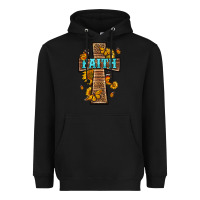 Black Western Faith Cross Butterfly Heavyweight Hoodie - LillyAllenDesigns