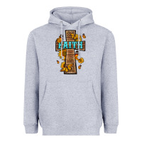 Heather Grey Western Faith Cross Butterfly Heavyweight Hoodie - LillyAllenDesigns