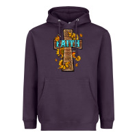 Plum Western Faith Cross Butterfly Heavyweight Hoodie - LillyAllenDesigns