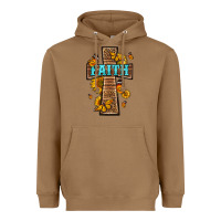 Toasted Coconut Western Faith Cross Butterfly Heavyweight Hoodie - LillyAllenDesigns