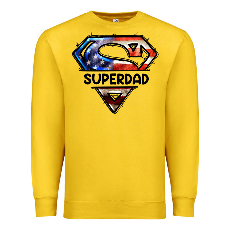 American Superdad Premium Sweatshirt by LillyAllenDesigns | Teevron