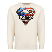 Sandshell American Superdad Premium Sweatshirt - LillyAllenDesigns