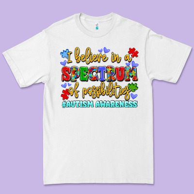 I Believe In A Spectrum Of Possibilities Premium Tee Designed By Lillyallendesigns