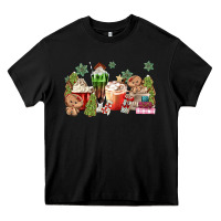 Black gingerbread coffee Heavy Core Tee - MaliasSmallBusiness