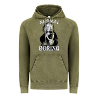 Vintage Olive Limited Edition Grandma Addams (Frump)- Normal Is Boring Vintage Hoodie - tuanDangUi
