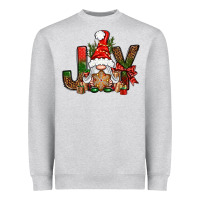 Heather Grey joy christmas with gnome bbs Heavyweight Sweatshirt - BundleAndBundleShop
