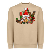 Joy Christmas With Gnome Bbs Heavyweight Sweatshirt | Teevron