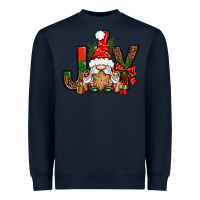 Navy joy christmas with gnome bbs Heavyweight Sweatshirt - BundleAndBundleShop