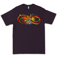 Plum butterfly infinity symbol autism Premium Tee - LillyAllenDesigns