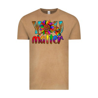 Vintage Camel LGBTQ+ you matter with leopard Vintage Tee - NancyCooperArtShop