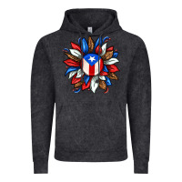 Vintage Black puerto rico sunflower Vintage Hoodie - texasbilliewilder