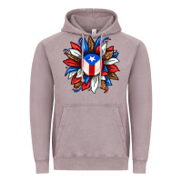 Vintage Zinc puerto rico sunflower Vintage Hoodie - texasbilliewilder