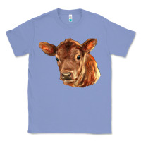 Colony Blue red angus calf face Classic Tee - LillyAllenDesigns