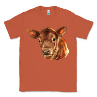 Copper red angus calf face Classic Tee - LillyAllenDesigns
