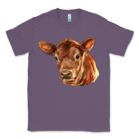 Lavender red angus calf face Classic Tee - LillyAllenDesigns