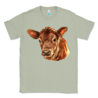 Matcha red angus calf face Classic Tee - LillyAllenDesigns