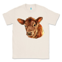 Natural red angus calf face Classic Tee - LillyAllenDesigns