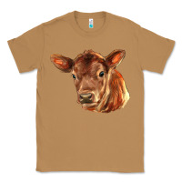 Toasted Coconut red angus calf face Classic Tee - LillyAllenDesigns
