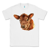White red angus calf face Classic Tee - LillyAllenDesigns
