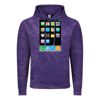 Cloud Purple cell phone smartphone mobile app halloween costume Vintage Hoodie - tuanDangUi
