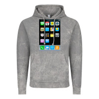 Cloud Rock cell phone smartphone mobile app halloween costume Vintage Hoodie - tuanDangUi