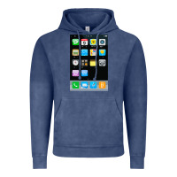 Vintage Denim cell phone smartphone mobile app halloween costume Vintage Hoodie - tuanDangUi