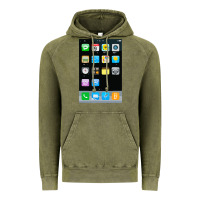 Vintage Olive cell phone smartphone mobile app halloween costume Vintage Hoodie - tuanDangUi
