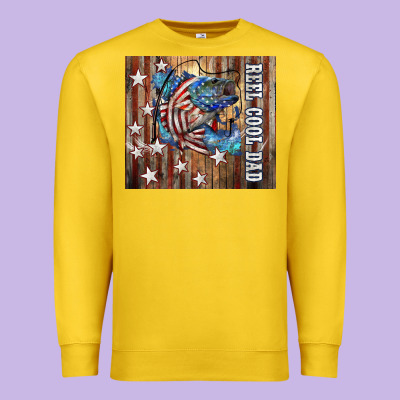 Western Reel Cool Dad American Premium Sweatshirt Designed By Lillyallendesigns