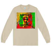 Mushroom juneteenth is my independence day Long Sleeve Tee - CowGirlArtShop
