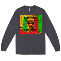 Smoke juneteenth is my independence day Long Sleeve Tee - CowGirlArtShop