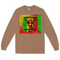 Toasted Coconut juneteenth is my independence day Long Sleeve Tee - CowGirlArtShop